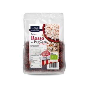 Porumb rosu bio pentru popcorn, 400g, Sottolestelle