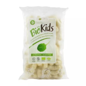 Pufuleti eco cu spanac, 55g, BioKids