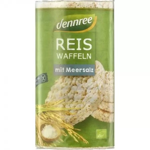 Rondele din orez expandat, 100g, Dennree