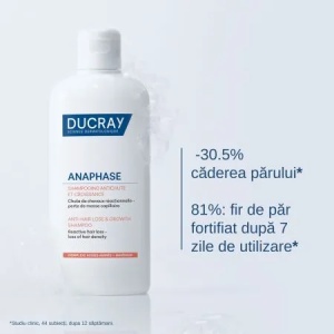 Sampon complementar Anaphase impotriva caderii parului reactiva, 400ml, Ducray - Img 2