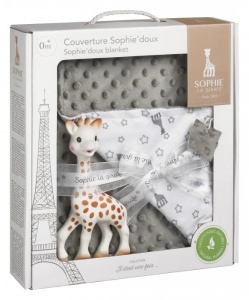 Set cadou girafa Sophie cu paturica Sophie doux, 0L+, 850740, Vulli