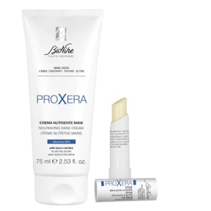 Set crema de maini Proxera, 75ml + strugurel reparator de buze Proxera, 4,5g, BioNike