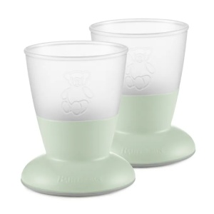 Set pahare Powder Green 8L+, 072161A, 2 bucati, BabyBjorn