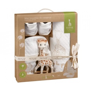 Set trusou nou nascuti So Pure Girafa Sophie +0luni, 220129, Vulli