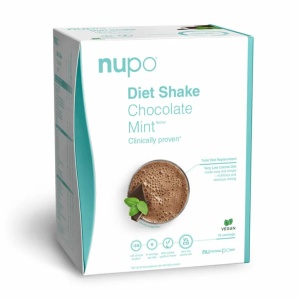 Shake dieta vegan ciocolata cu menta, 10 plicuri, Nupo