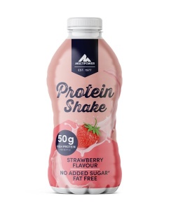 Shake proteic cu aroma de Capsuni, 500ml, Multipower