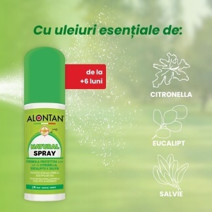 Spray Alontan Natural, de la 6+ luni, 75 ml, Pietrasanta Pharma - Img 2