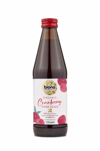 Suc merisoare pur Eco, 330g, Biona