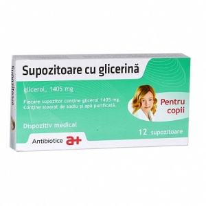 Supozitoare cu glicerina copii 1405mg x 12sup ANT