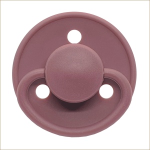 Suzeta din silicon 0+ luni purple, 2 bucati, Mininor - Img 2