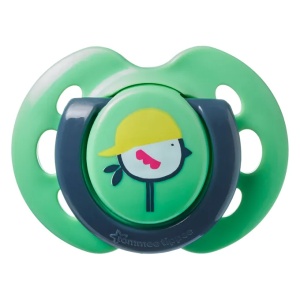 Suzeta ortodontica de zi Fun Pasare/Caine 0-6L, 2 bucati, TT 0175-2, Tommee Tippee - Img 2