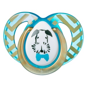 Suzeta ortodontica Moda alb/maro/turcoaz, 6-18L, 2 bucati, TT 0327, Tommee Tippee - Img 3
