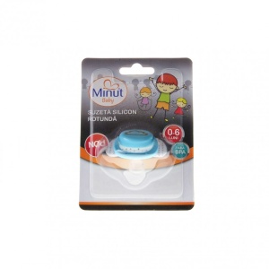 Suzeta silicon rotunda 0-6l, Minut Baby - Img 4