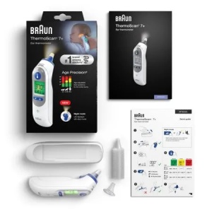 Termometru auricular Age Precision ThermoScan7+, TOW018629, Braun - Img 2