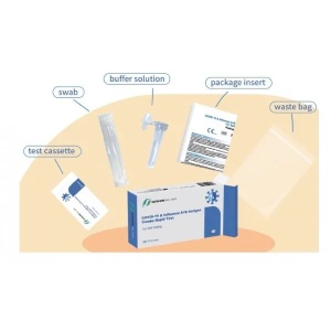 Test Rapid COVID-19 COMBO Influenza A+B Antigen, 1 bucata, Safecare - Img 3