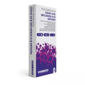 Test Rapid Duo COVID-19 Influenza A+B Antigen, 2 bucati, Self Care