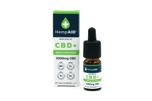 Ulei canepa 2000mg CBD +CBDA+CBGA, 10ml, HempAid - Img 2