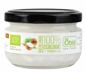 Ulei de cocos, soluție uleioasă, 100ml, OBio - Img 2