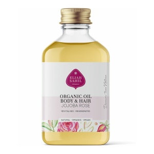 Ulei de jojoba si trandafir pentru corp si par bio, 100 ml, Eliah Sahil