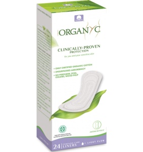 Absorbante zilnice din bumbac organic, 24 bucati, Organyc