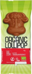 Acadea din ciocolata cu capsuni bio, 15g, Cocoa