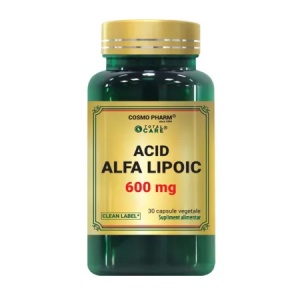 Acid Alfa Lipoic, 600mg, 30capsule, Cosmopharm