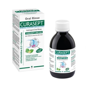 Apa de gura ADS 020 cu 0.2% CHL + hamamelis, 200ml, Curasept