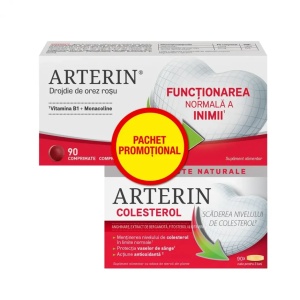 Arterin Colesterol, 90 comprimate + Arterin, 90 comprimate, Perrigo
