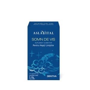 Aslavital Somn de vis, Zentiva, Supliment alimentar pentru nopti linistite
