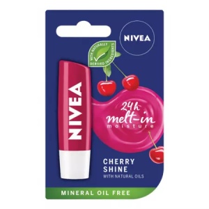 Balsam de buze FruityShine Cherry, 4,8g, 85077, Nivea - Img 2