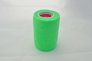 Bandaj autoadeziv 7,5cm x 4,5m, verde deschis, Copoly
