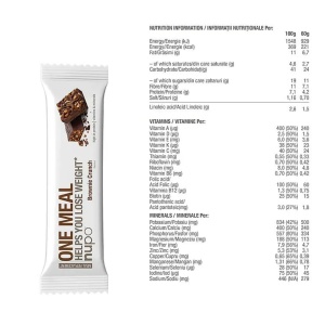 Baton One Meal Brownie crunch, 60g, Nupo - Img 3