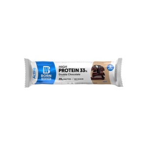 Baton proteic 33% cu ciocolata dubla, Active, 60g, Born Winner