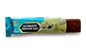 Baton proteic fistic ciocolata neagra, 50g, Z-Konzept