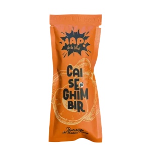 Baton raw vegan cu caise si ghimbir, 45g, Hap de la Vlad