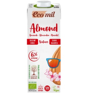 Bautura bio natur de migdale 6%, 1L, Ecomil