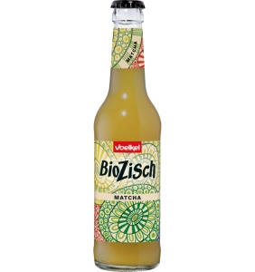Bautura eco carbogazoasa cu ceai verde matcha, 330ml, Voelkel