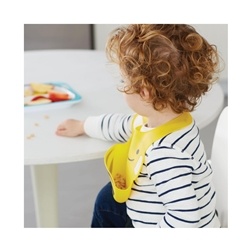 Baveta din silicon Fold&Go Zoo Albina, 6L+, 232205, Skip Hop - Img 3