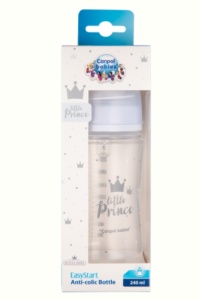 Biberon anticolic PP EasyStart Royal Baby blue gat larg 240ml, 35/234, Canpol - Img 3