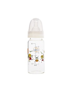 Biberon din sticla, 125ml, Minut - Img 1