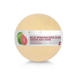 Bila efervescenta de baie cu guava, 160g, Flopharm