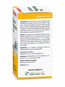 Calcium, Magnezium, Zinc, 30 Tablete, Walmark 3