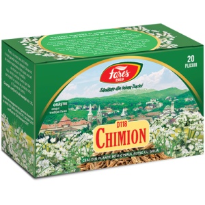 Ceai chimion, 20 plicuri, Fares