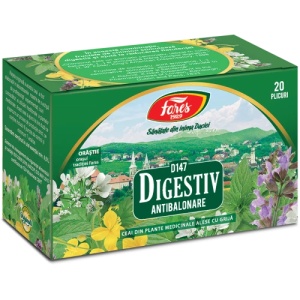 Ceai digestiv, 20 plicuri, Fares