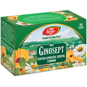 Ceai Ginosept, G83, 20 plicuri, Fares