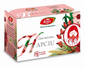 Ceai Hapciu raceala si gripa, 20 plicuri, Fares - Img 2
