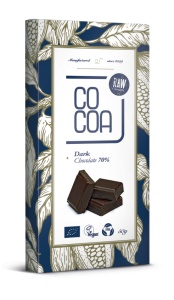 Ciocolata clasica 70% cacao, 50g, Cocoa