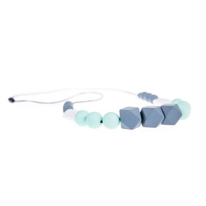 Colier de dentitie Morning Dew din silicon, fara BPA, EASY00101, Easycare Baby