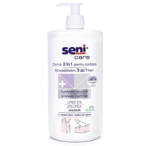 Crema 3 in 1 pentru curatarea pielii cu 3% uree, 1L, Seni