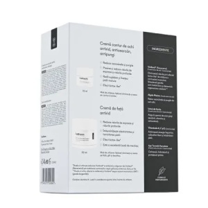 Crema antirid, 50 ml + Crema antirid si anti-cearcan, 15 ml, Pachet, Ivatherm - Img 2